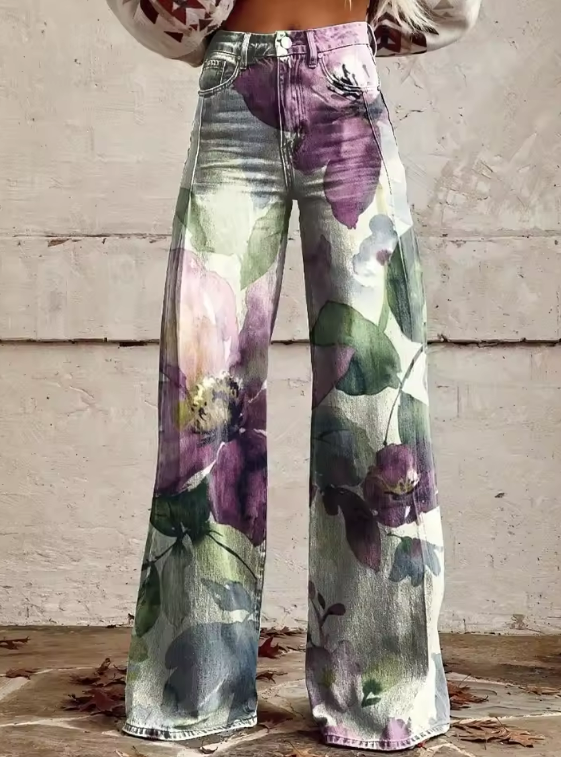 Alessia | Boho Vintage Trousers with Unique and Refined Style