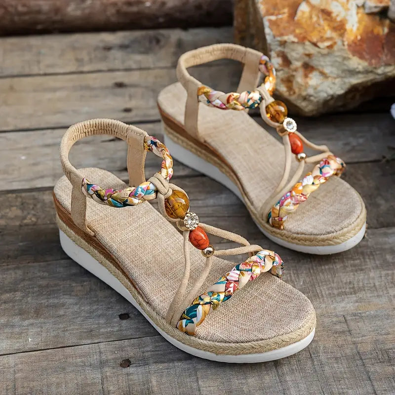 SANNE | Comfortable Sandals with Low Heel for Every Summer Occasion