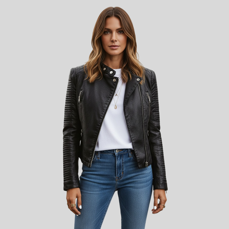 SANTANA™ | Elegant Leather Jacket