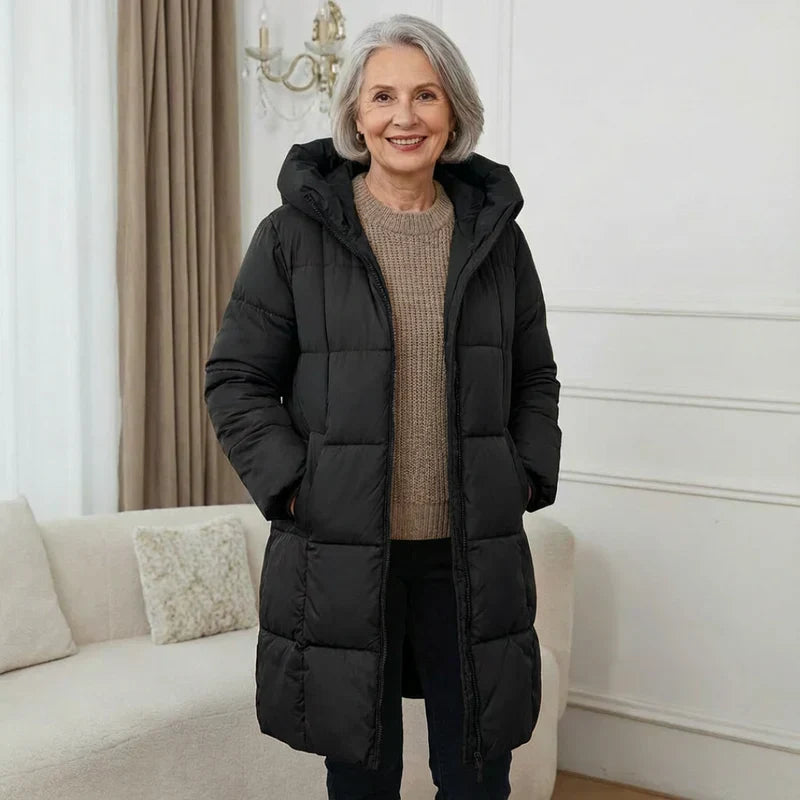 SANNE™ | Long Padded Winter Coat with Warm Comfort and Timeless Style