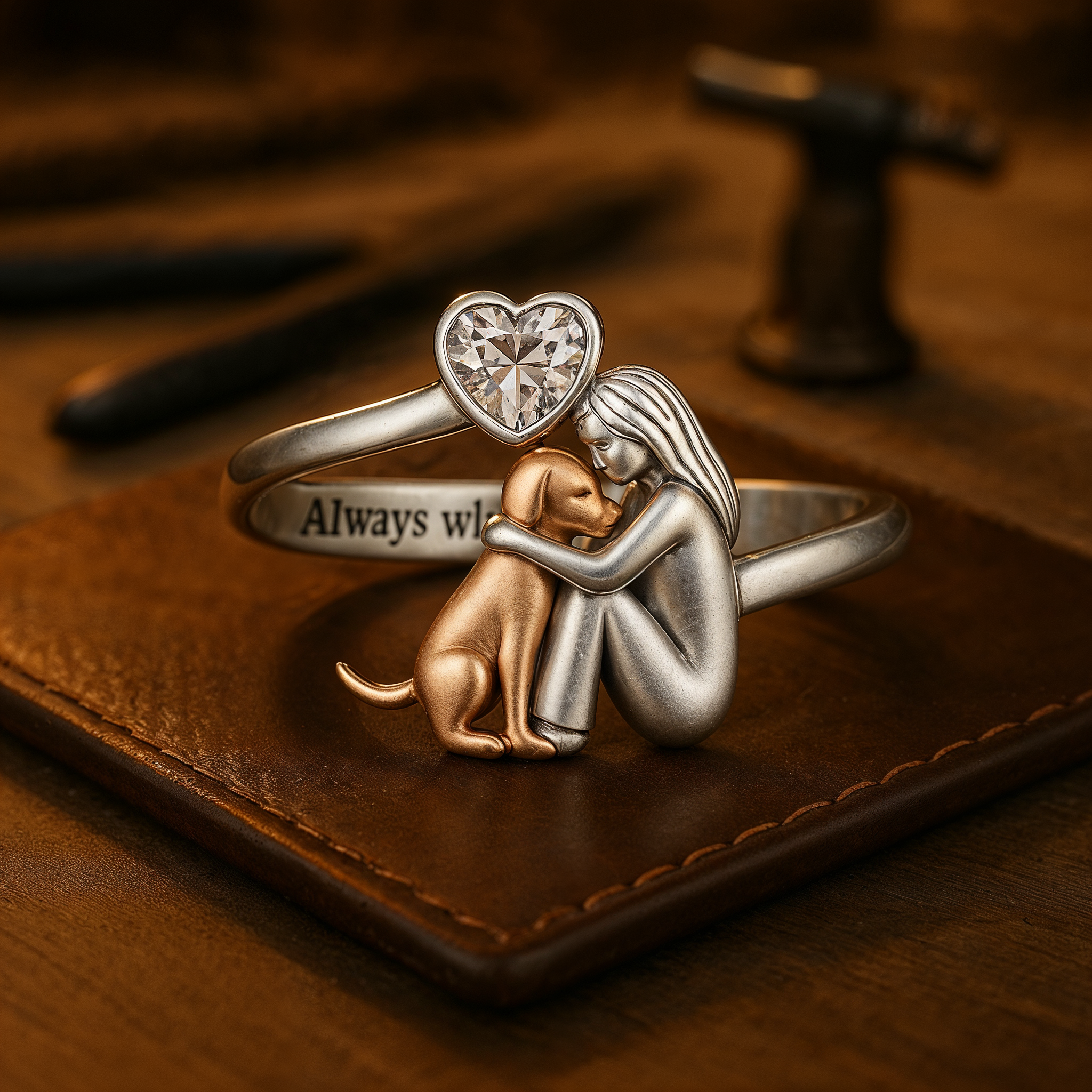 Adjustable Ring – “Always in My Heart”