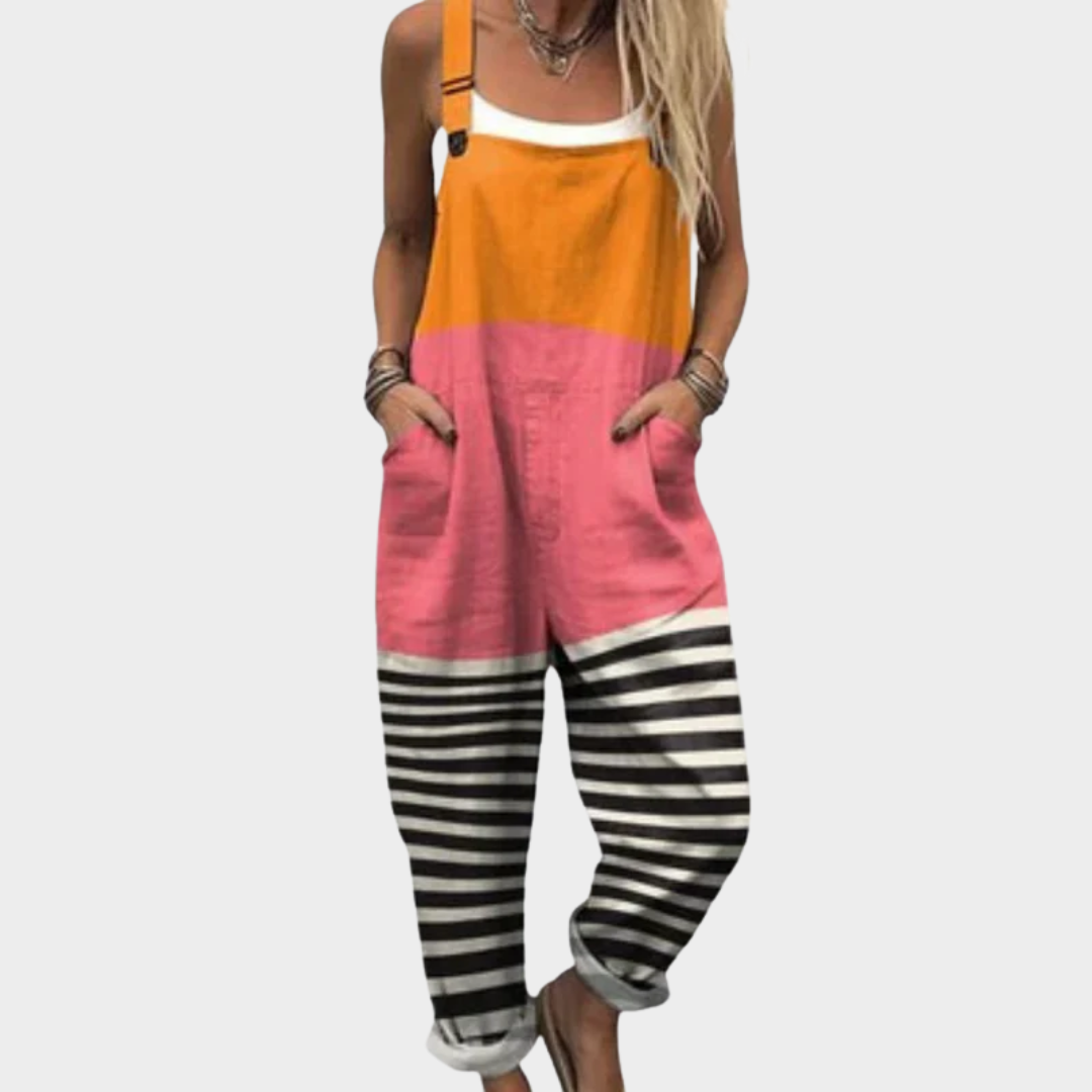 Comfortabele Bedrukte Dungaree