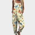 Comfortabele Bedrukte Dungaree
