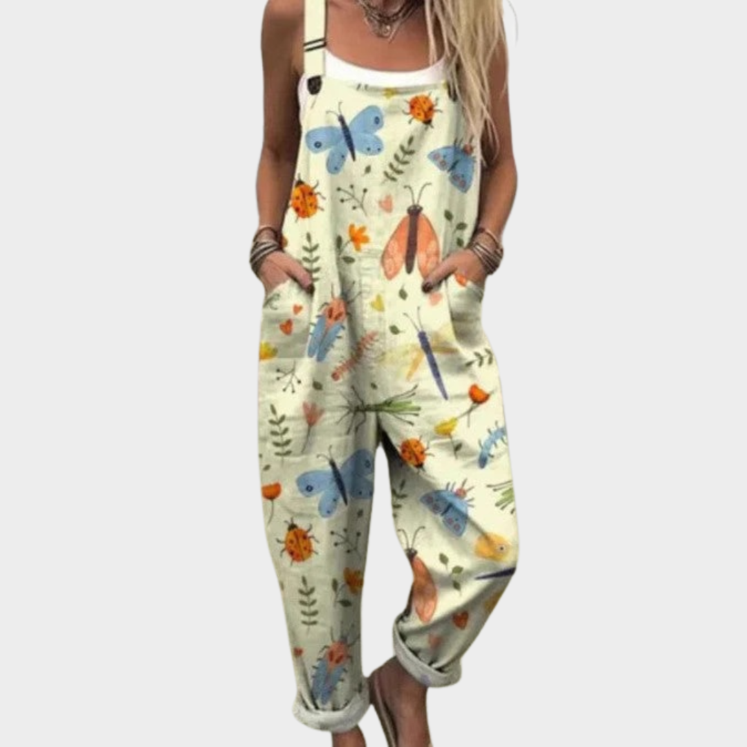 Comfortabele Bedrukte Dungaree