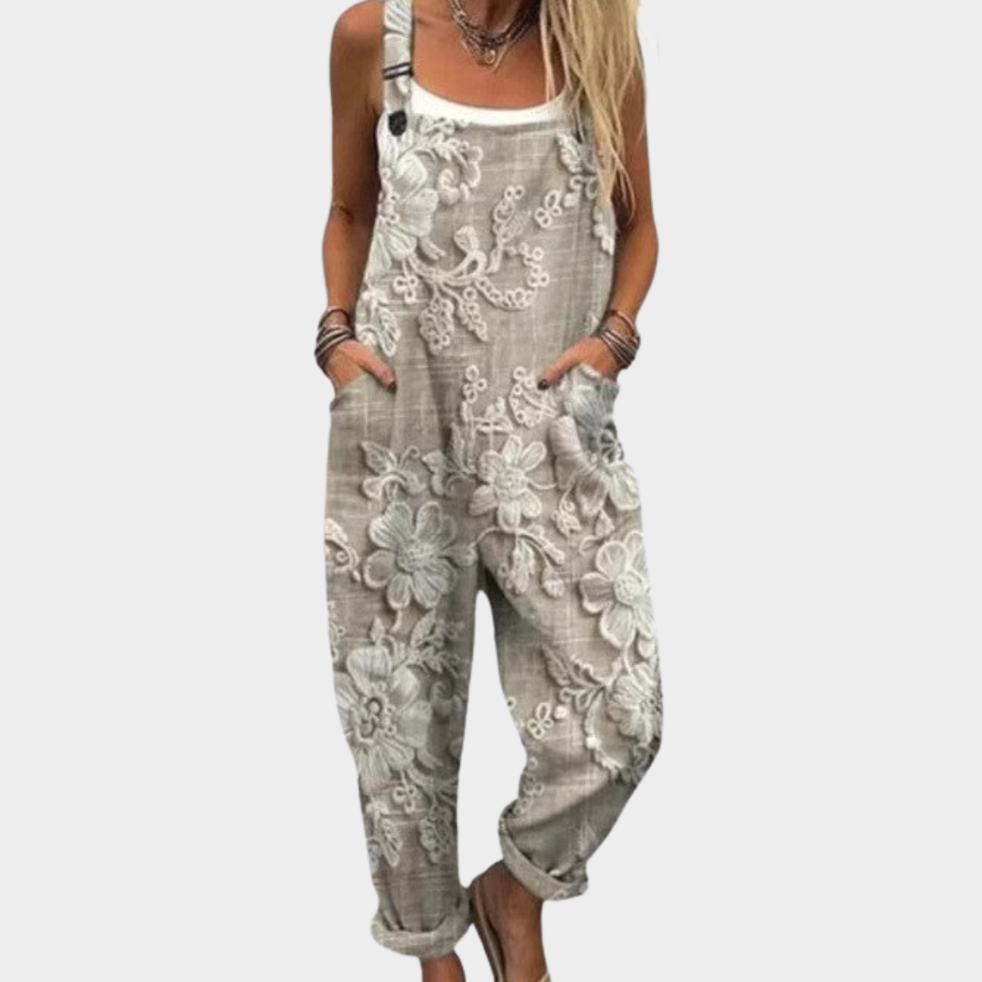 Comfortabele Bedrukte Dungaree