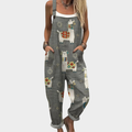 Comfortabele Gedrukte Dungaree