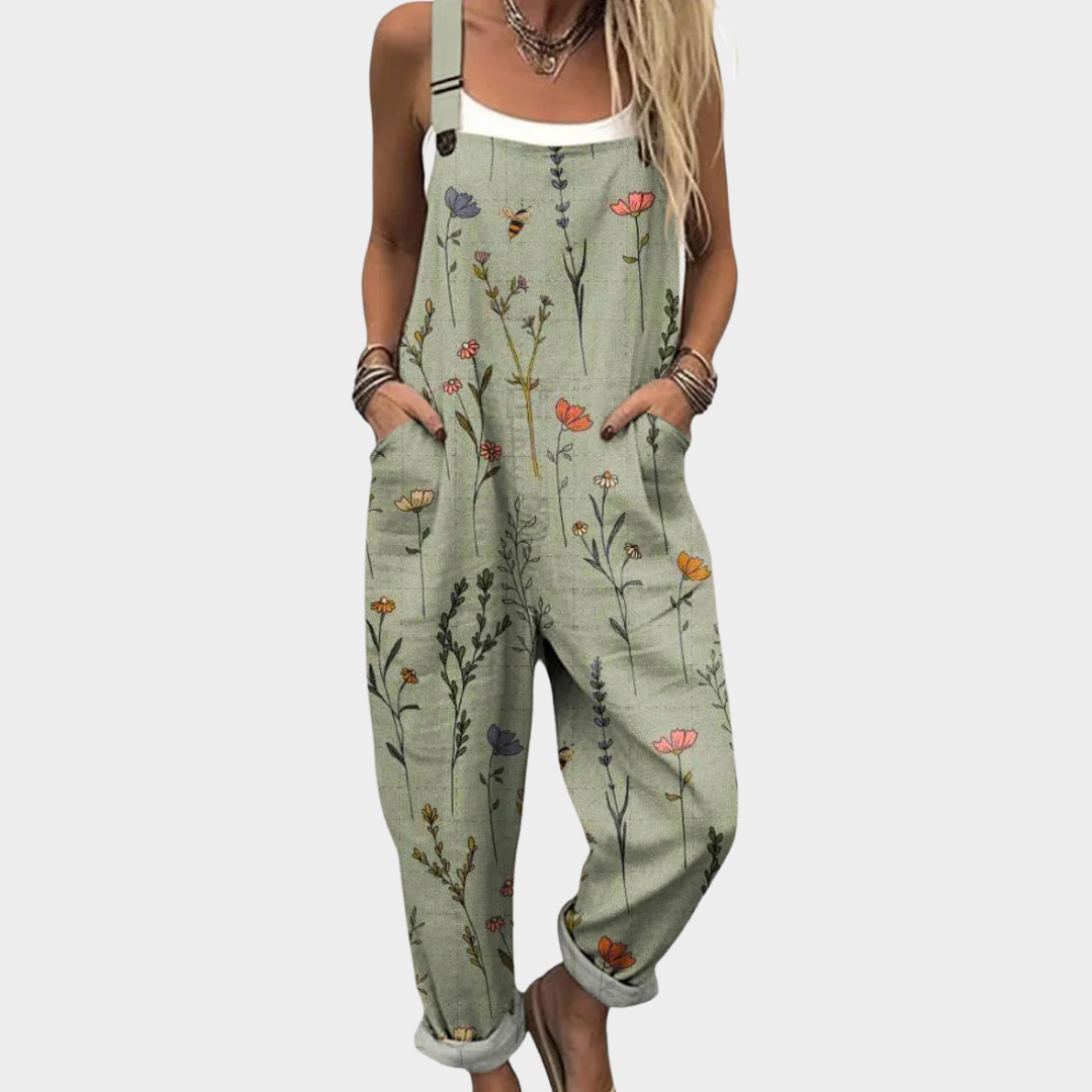 Comfortabele Gedrukte Dungaree