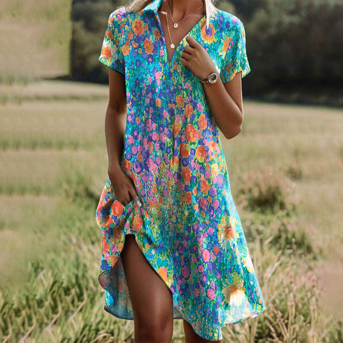 Evelyn | Comfortabele Zomerjurk