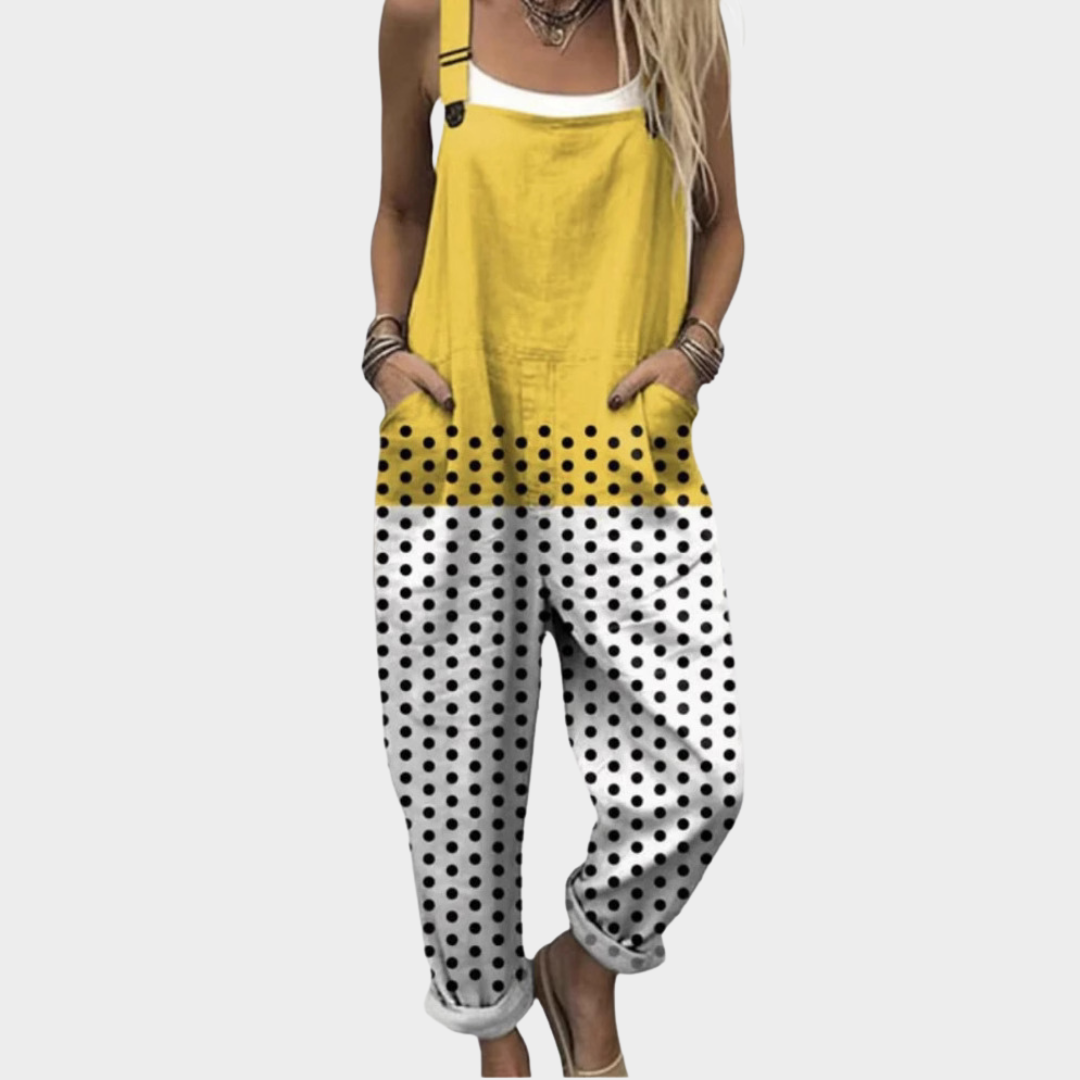 Comfortabele Gedrukte Dungaree
