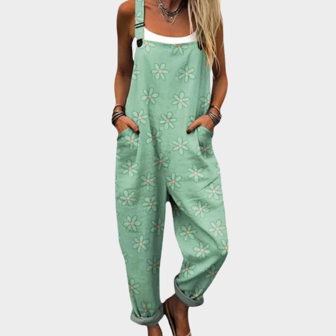 Comfortabele Gedrukte Dungaree