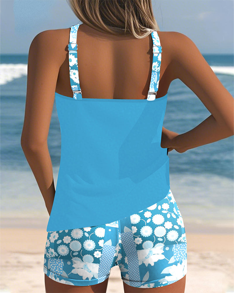 SABRINA | Two-Piece Swimsuit with Comfortable Fit and Floral Beach Style