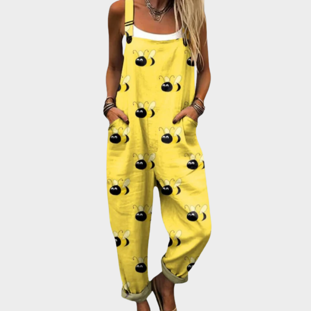 Comfortabele Gedrukte Dungaree