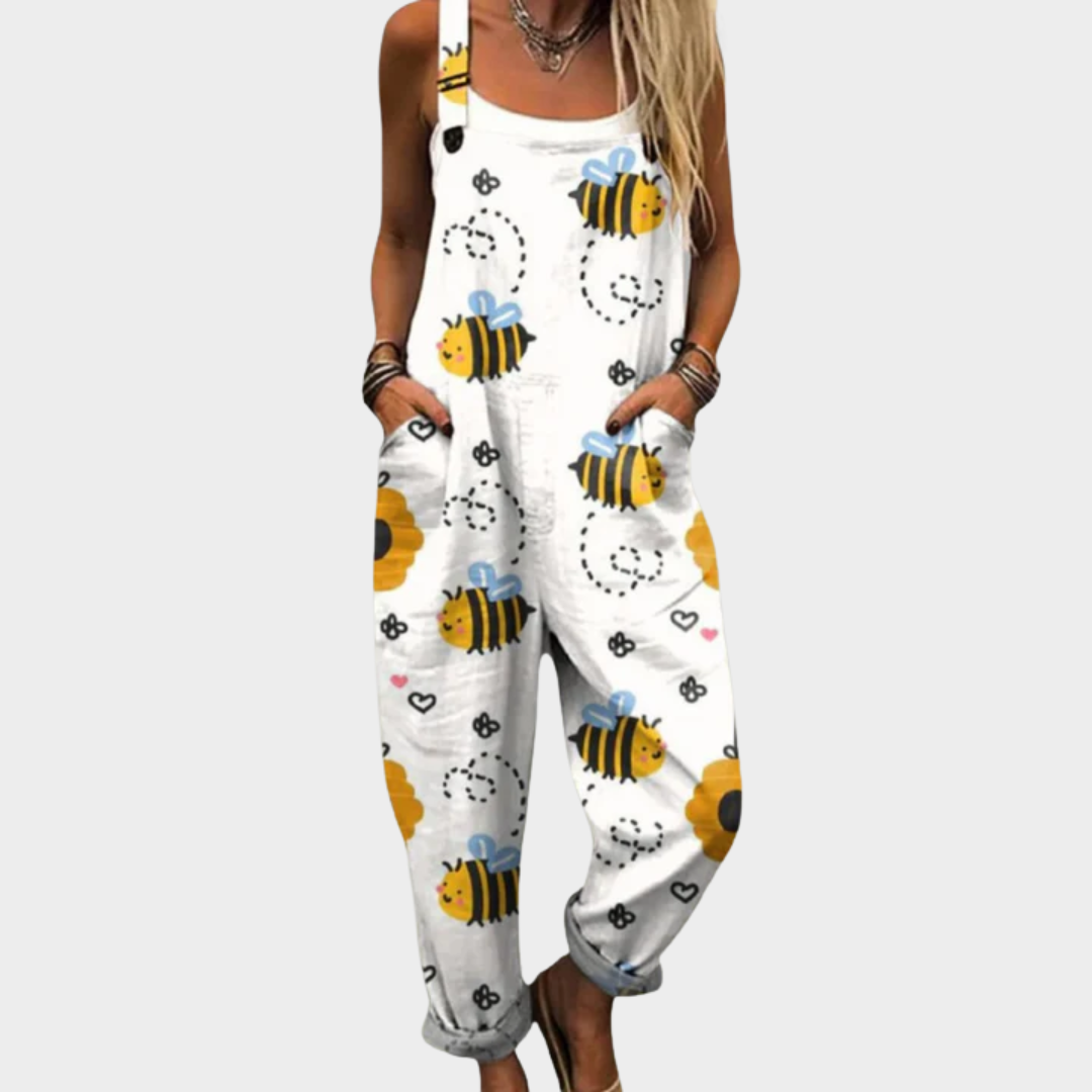 Comfortabele Gedrukte Dungaree
