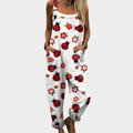 Comfortabele bedrukte overall