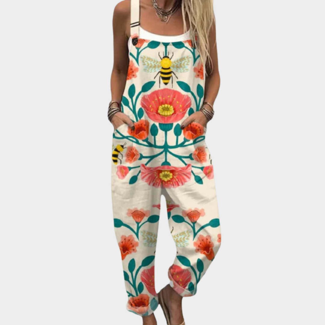 Comfortabele Bedrukte Dungaree
