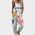 Comfortabele Gedrukte Dungaree