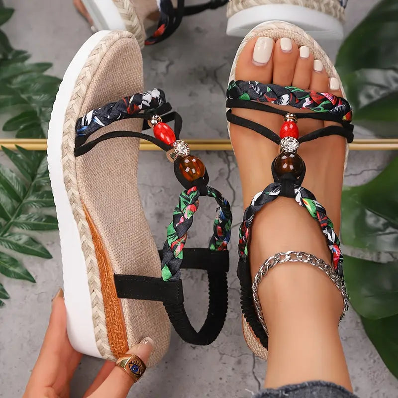 SANNE | Comfortable Sandals with Low Heel for Every Summer Occasion