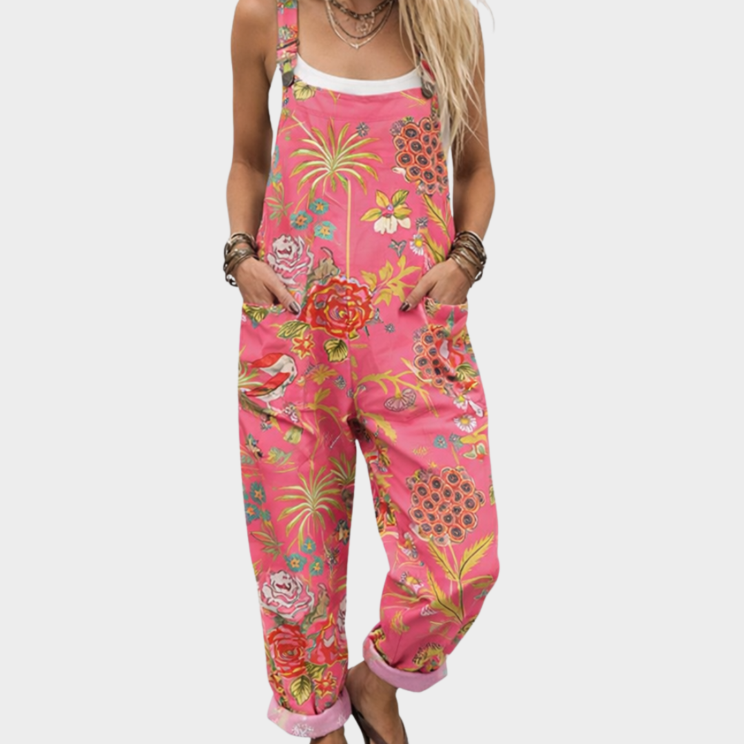 Comfortabele Bedrukte Dungaree