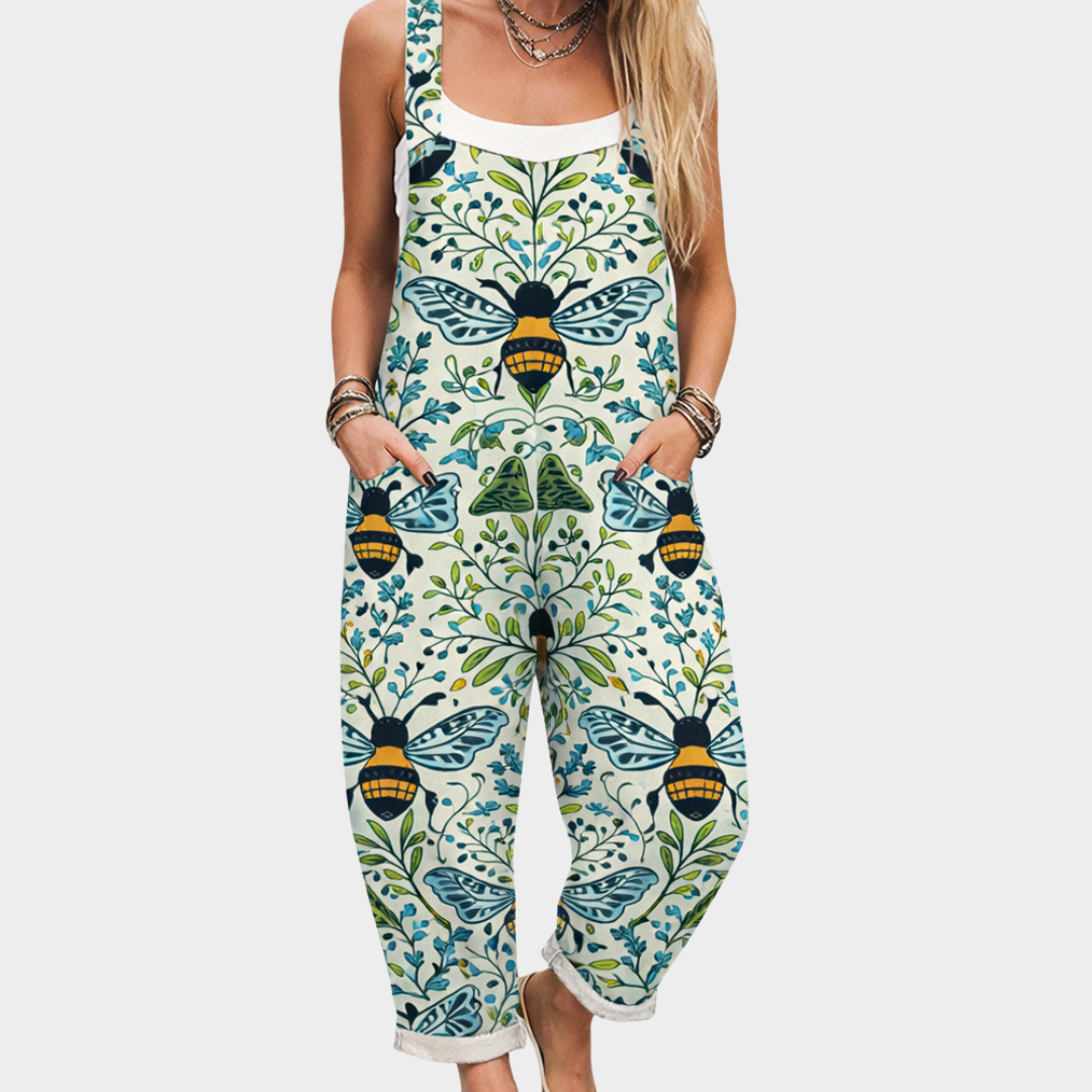 Comfortabele Gedrukte Dungaree