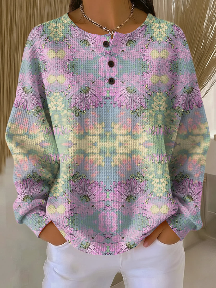 Alma | Jumper with Ethnic Floral Pattern