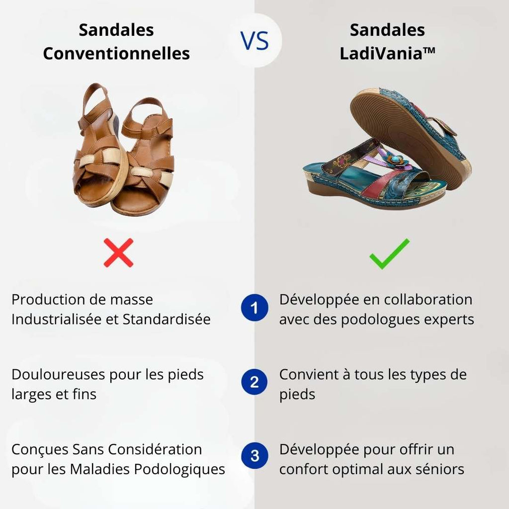 Comfortable and trendy sandals LadiVania