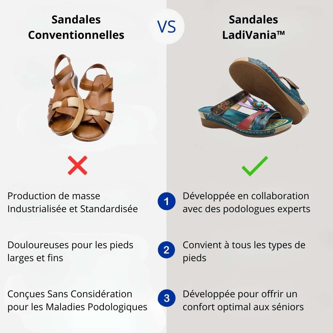 Comfortable and trendy sandals LadiVania