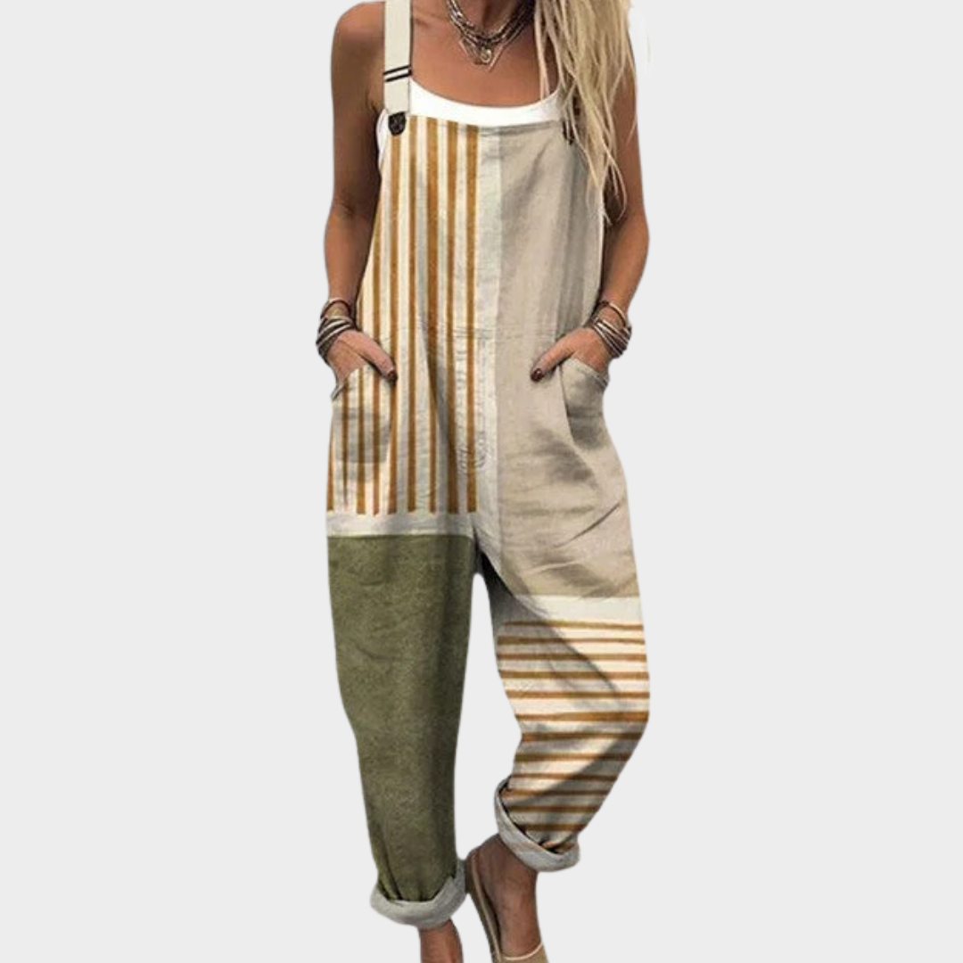 Comfortabele Bedrukte Dungaree