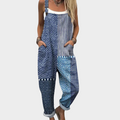 Comfortabele Bedrukte Overalls