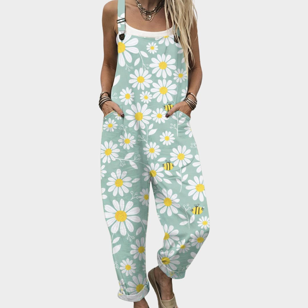 Comfortabele Bedrukte Dungaree
