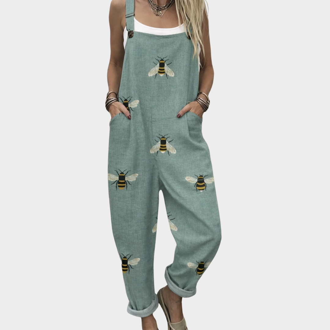 Comfortabele Bedrukte Dungaree
