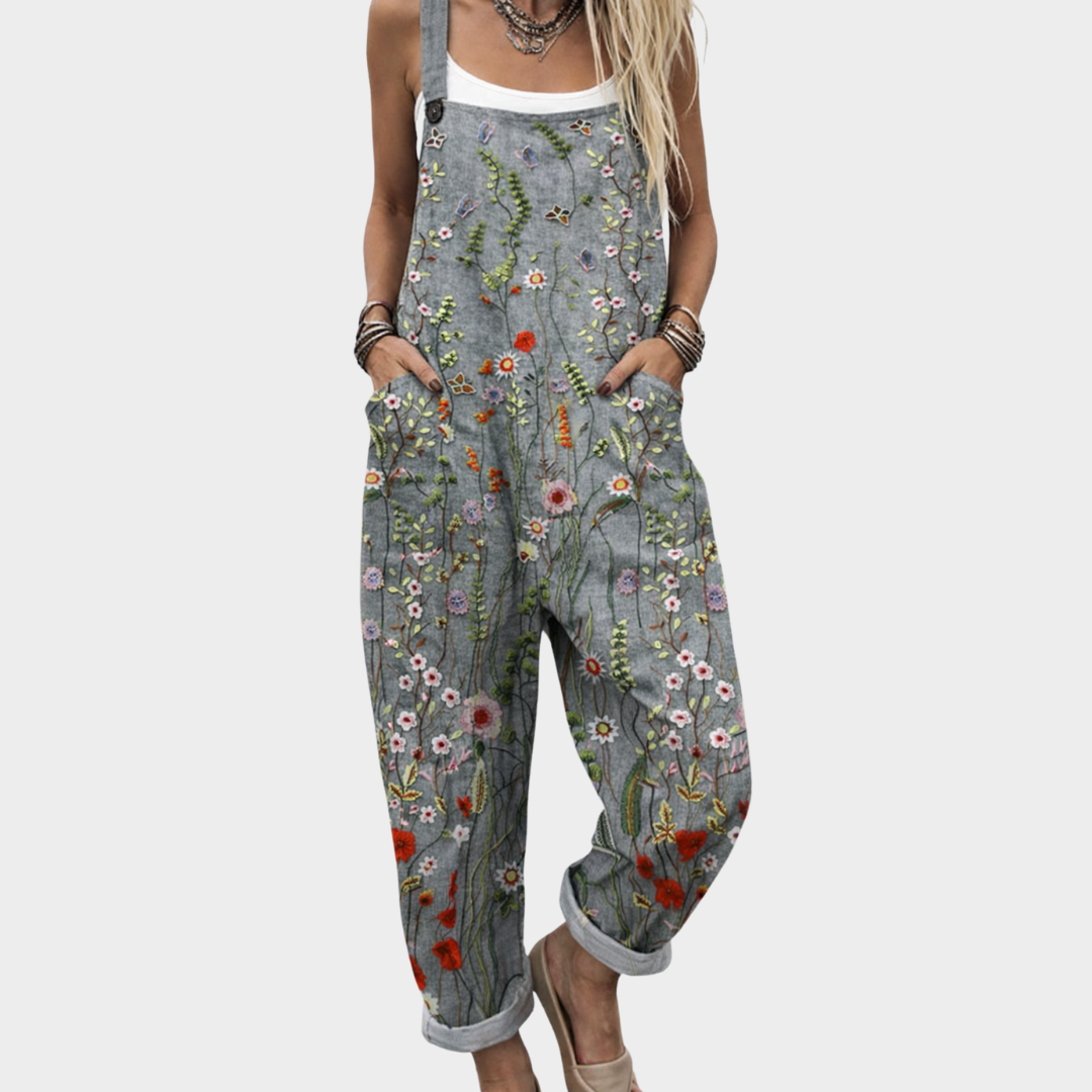 Comfortabele Bedrukte Dungaree