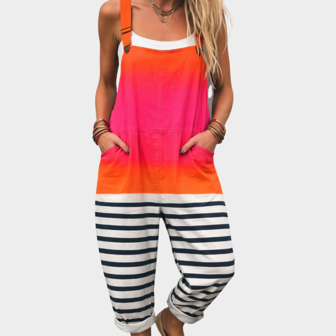 Comfortabele Bedrukte Dungaree