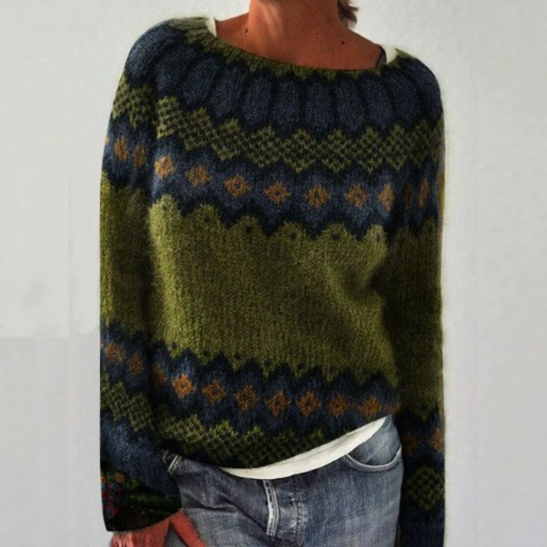 Anita™ - Retro Cosy Jumper