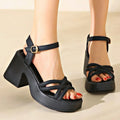 VITTORIA | Sandals with Comfortable Heels and Feminine Style for Elegant Evenings and Special Days