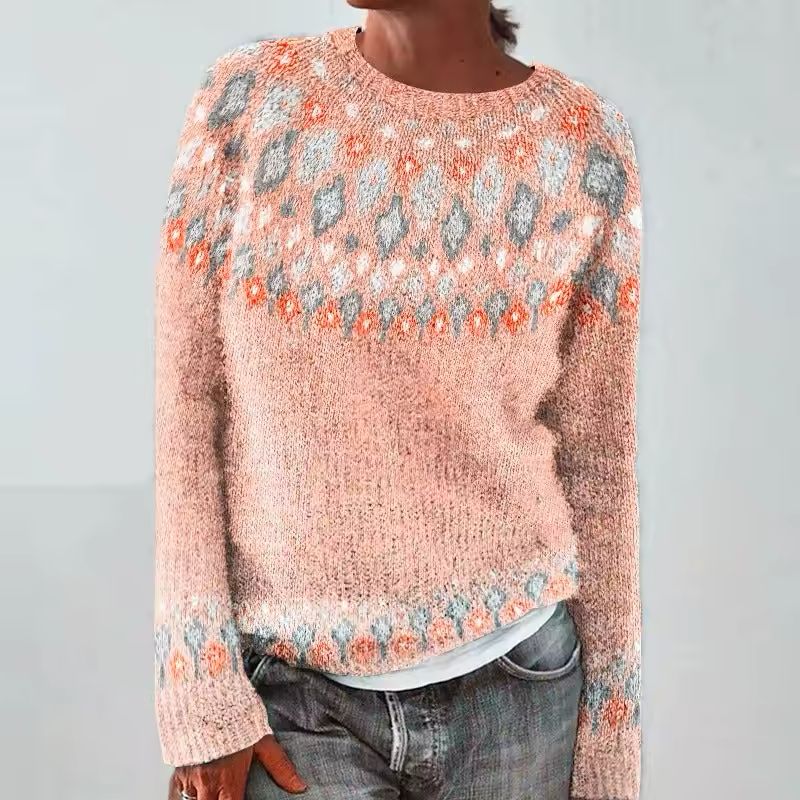 Olivia – Warm jumper with a classic knitted pattern