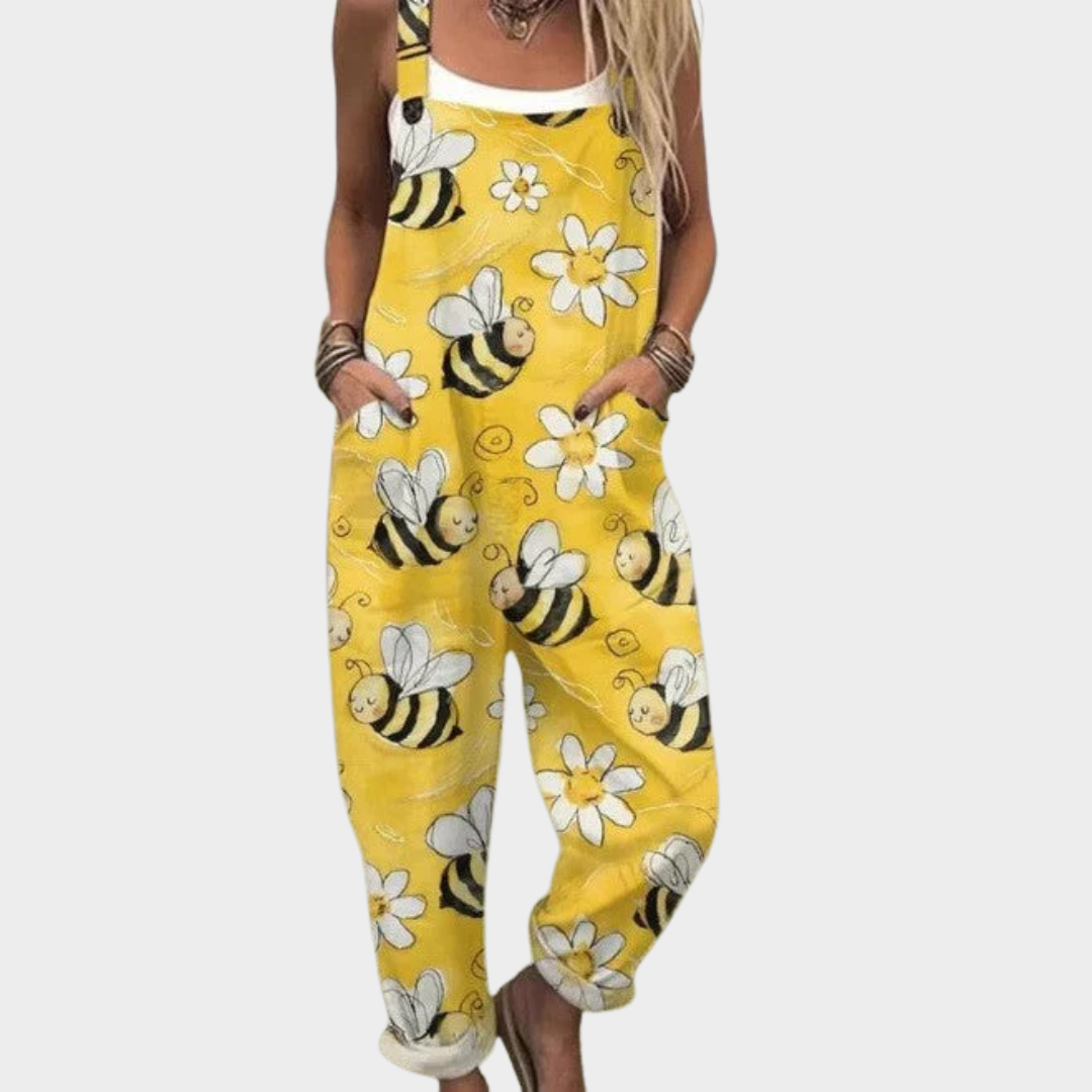 Comfortabele Gedrukte Dungaree