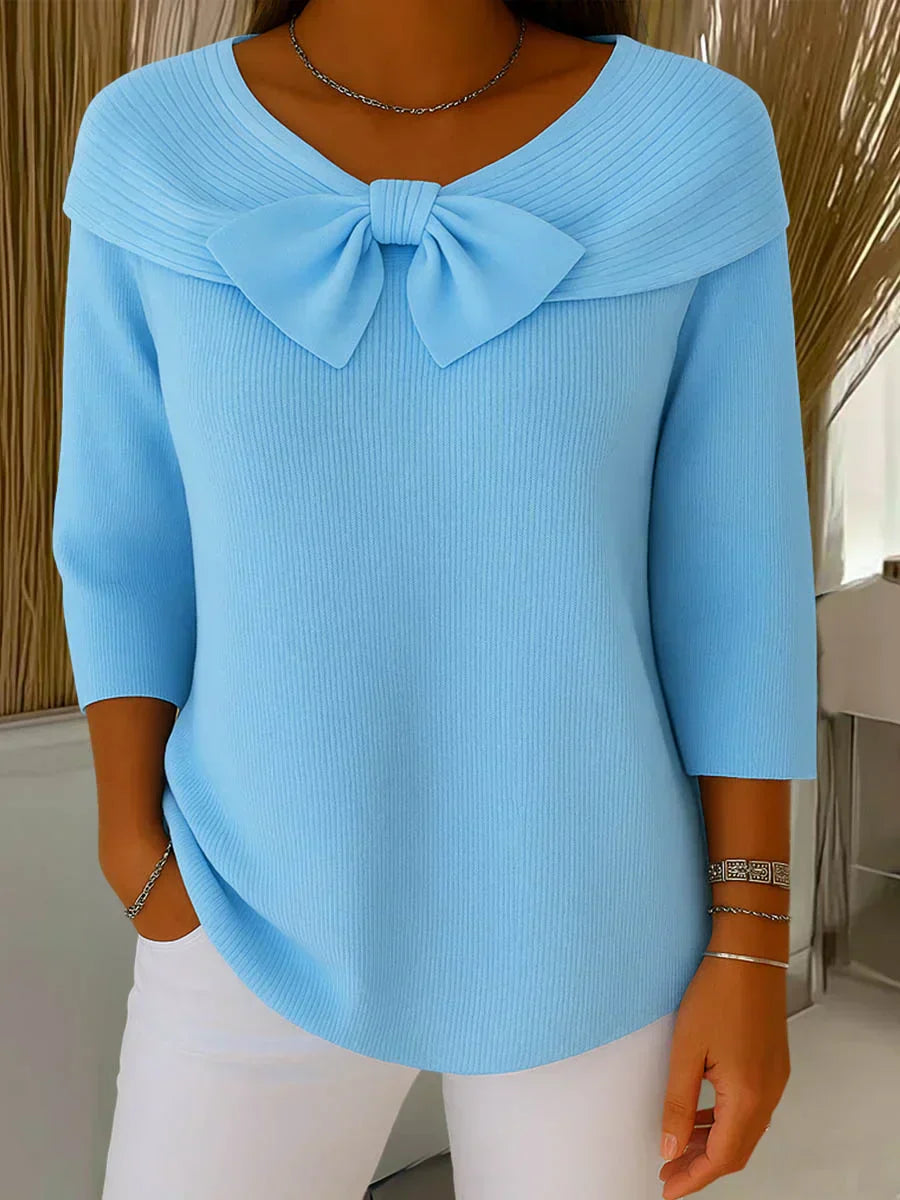 FLEUR | Elegant Top with Bow and Perfect Fit