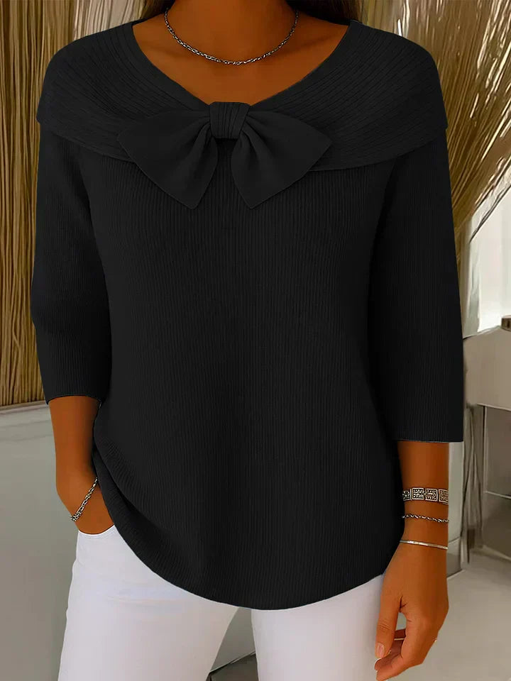 FLEUR | Elegant Top with Bow and Perfect Fit