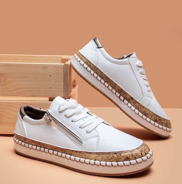 FLORIANA | Orthopaedic Sneakers with Unique Vintage Floral Design