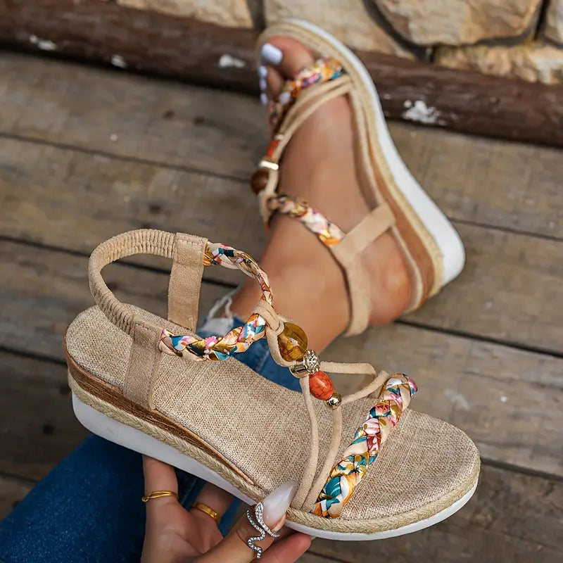 SANNE | Comfortable Sandals with Low Heel for Every Summer Occasion