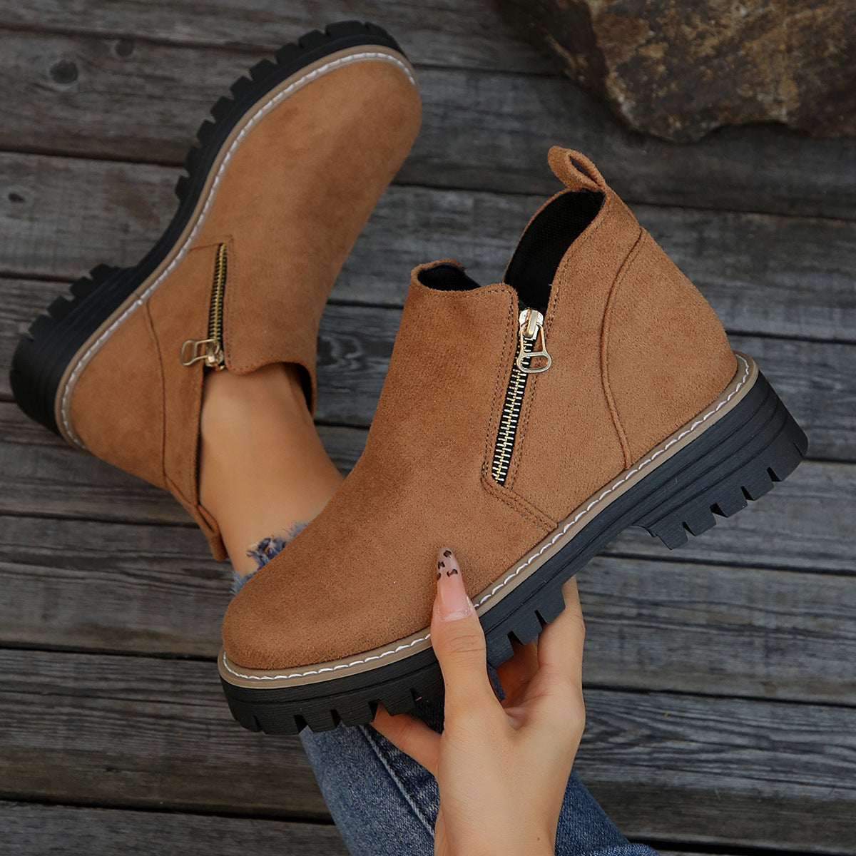 SANNE | Ladies' Ankle Boots with Waterproof Comfort and Stylish Grip for Everyday Use