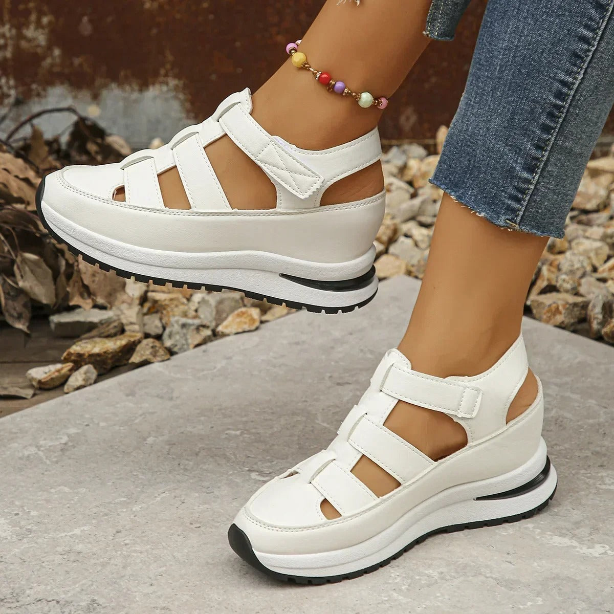 Luna | Velcro Shoes – Quick Fit Comfort for Everyday Casual Style