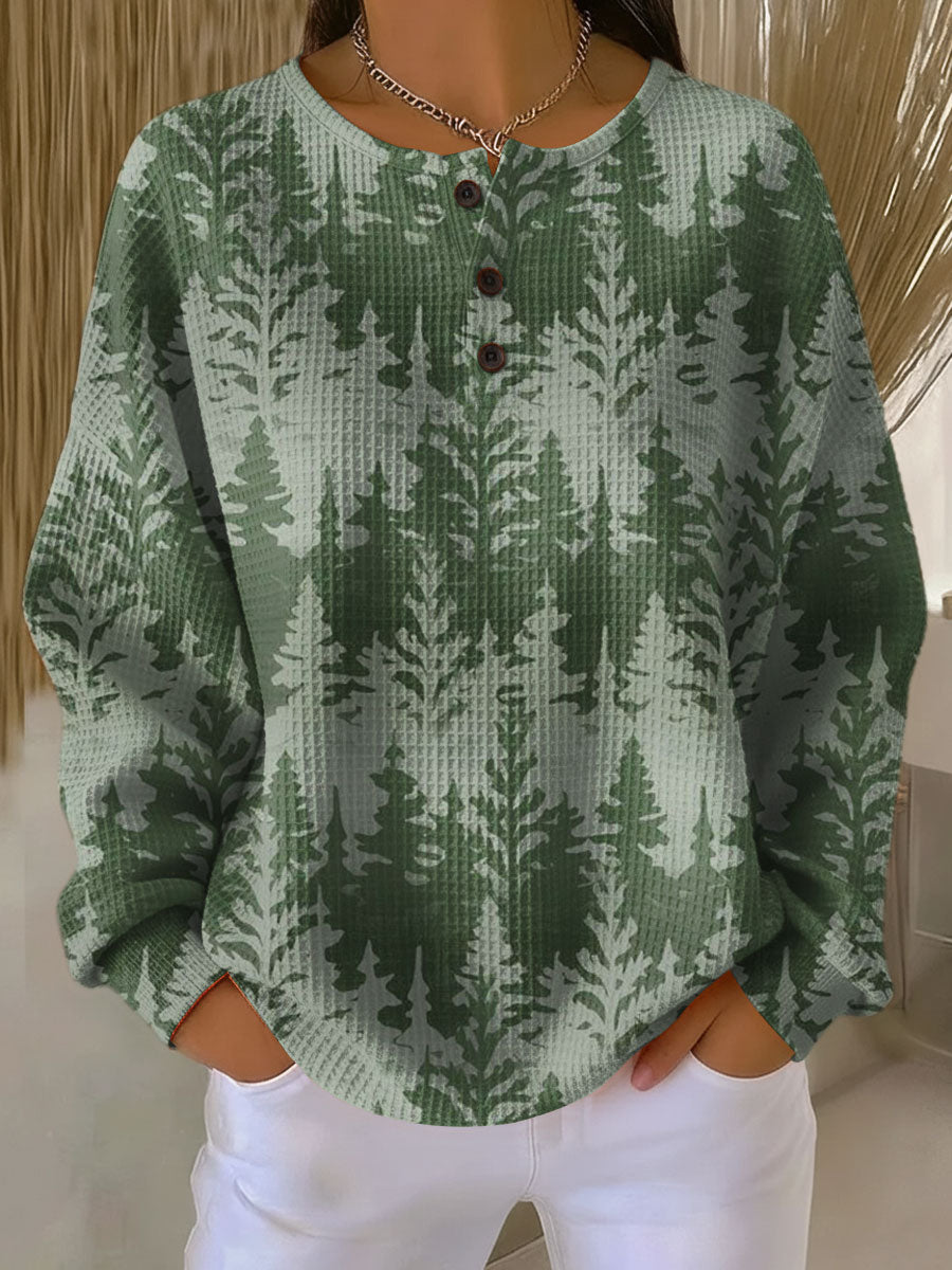 Inga | Christmas Jumper with Classic Wood Pattern