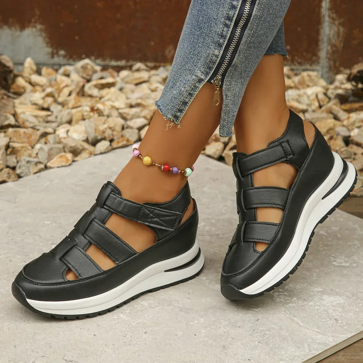 Luna | Velcro Shoes – Quick Fit Comfort for Everyday Casual Style
