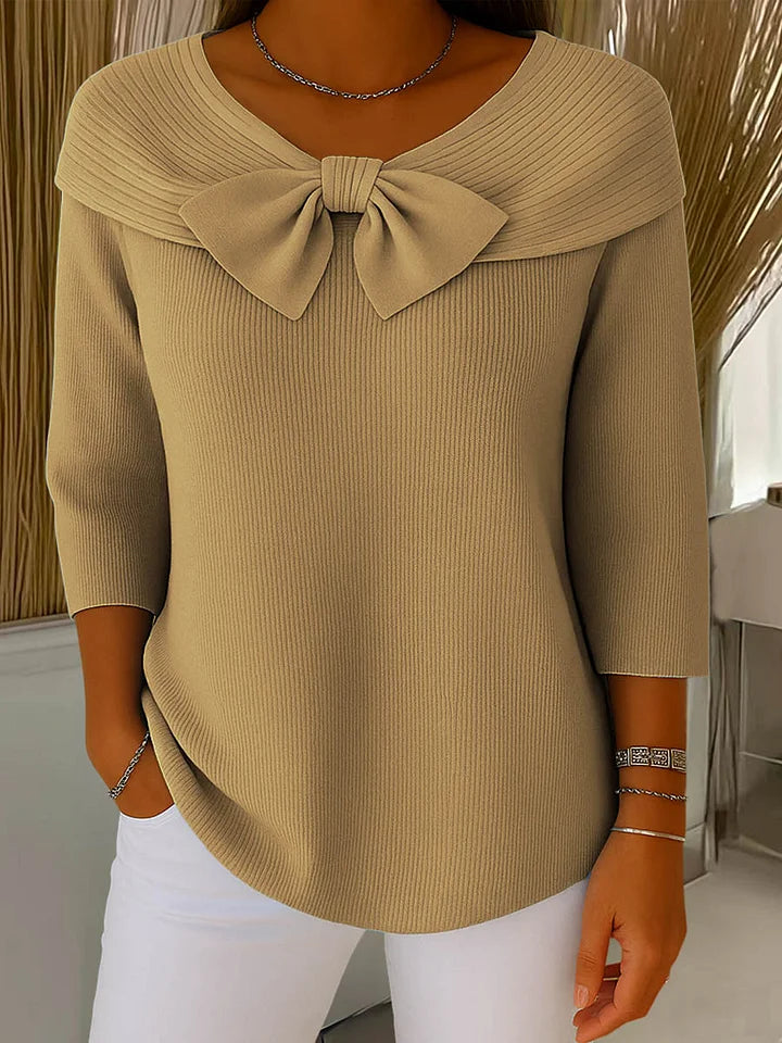 FLEUR | Elegant Top with Bow and Perfect Fit
