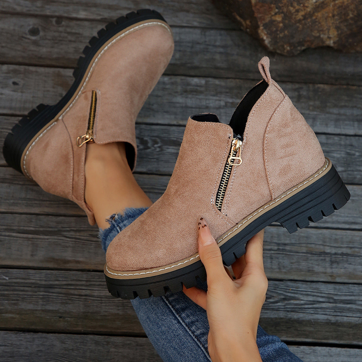 SANNE | Ladies' Ankle Boots with Waterproof Comfort and Stylish Grip for Everyday Use