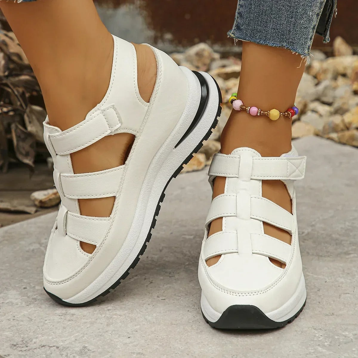 Luna | Velcro Shoes – Quick Fit Comfort for Everyday Casual Style