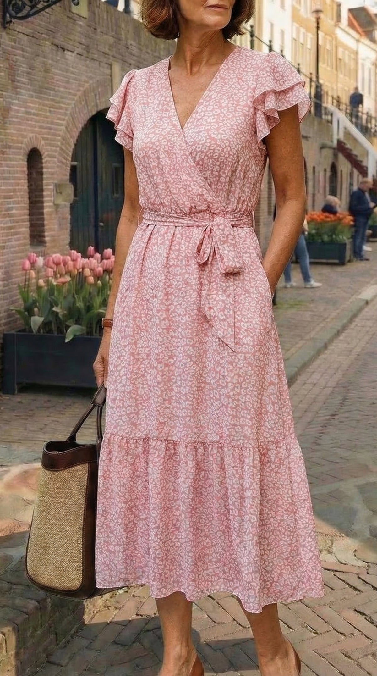 Eva | Elegante Bloemenjurk