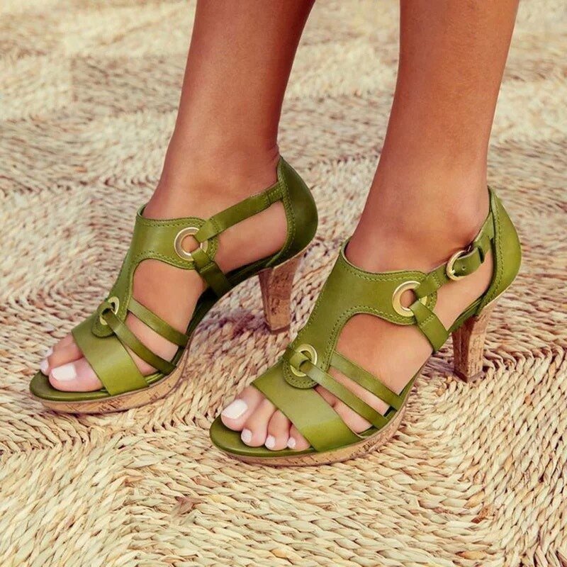 BIANCA | Sandals with Stable Heel for Refined Comfort and Versatile Style